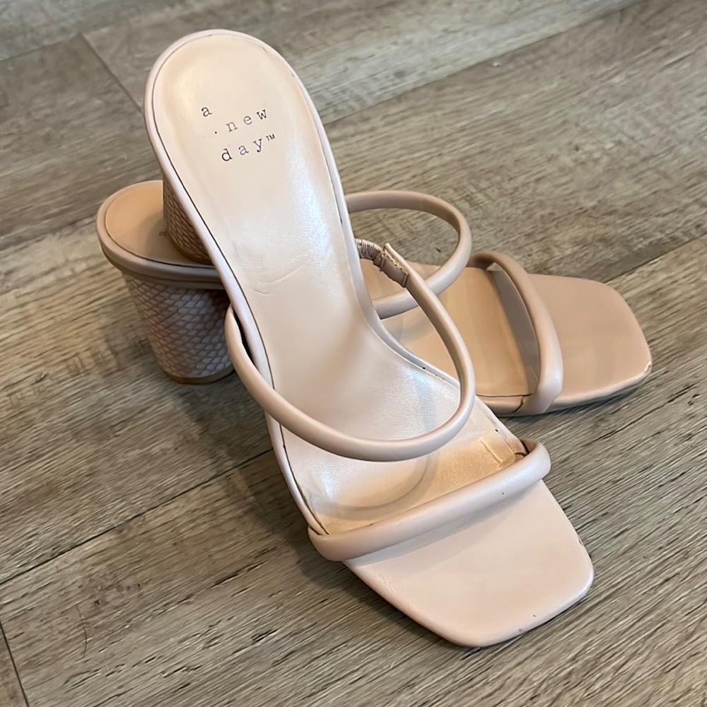 Strappy Nude Heels